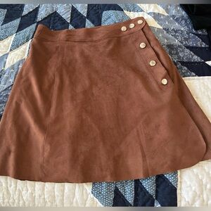 1.State brown skirt